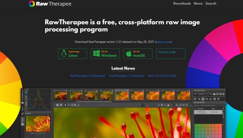 RawTherapee Lightroom 替代軟體