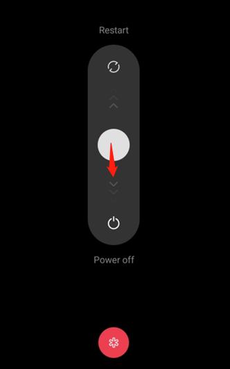 OPPO 手機按住電源鍵關機