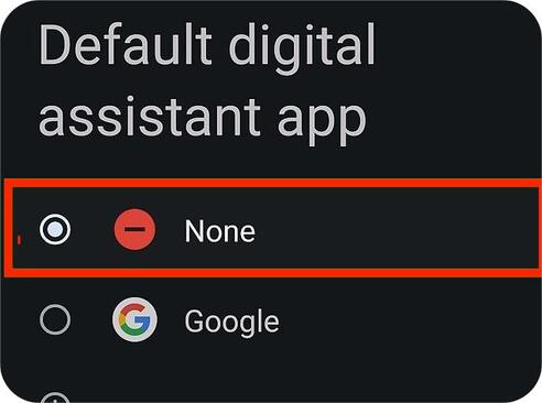 關閉 Google 助理快捷鍵