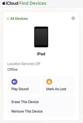 icloud將 Apple ID移除裝置