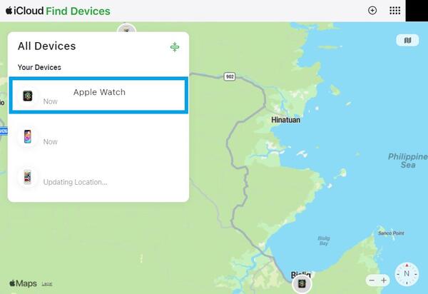 Apple Watch 啟用鎖定解除選中裝置