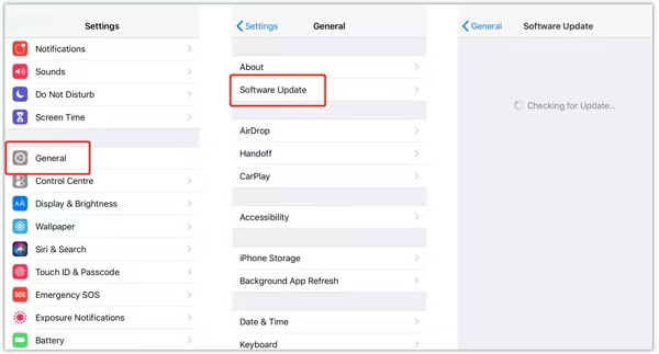 Touch ID 無法使用系統版本更新