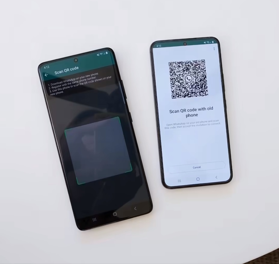 QR Code掃描whatsapp還原對話