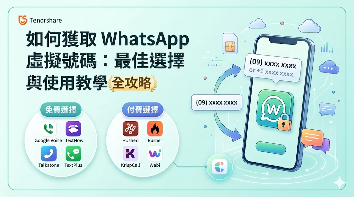 獲取 WhatsApp 虛擬號碼