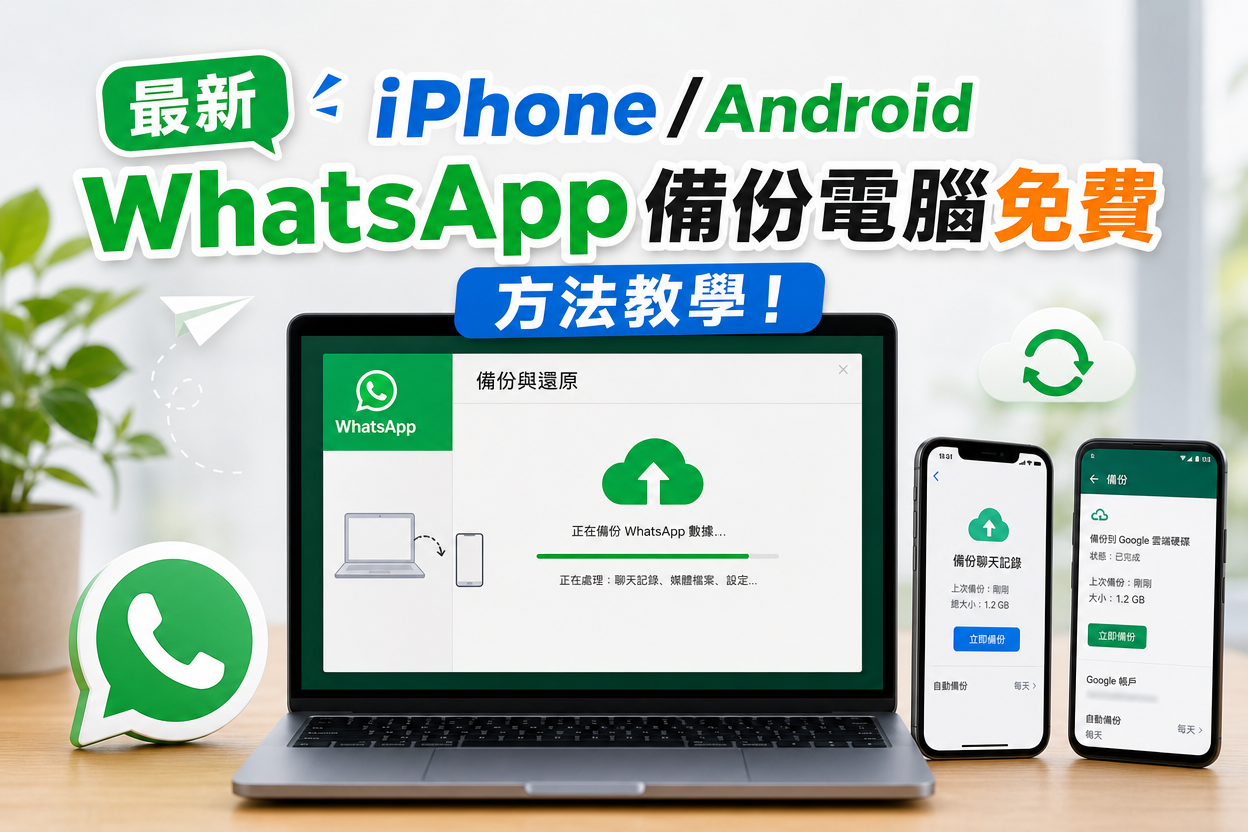 WhatsApp 備份到電腦